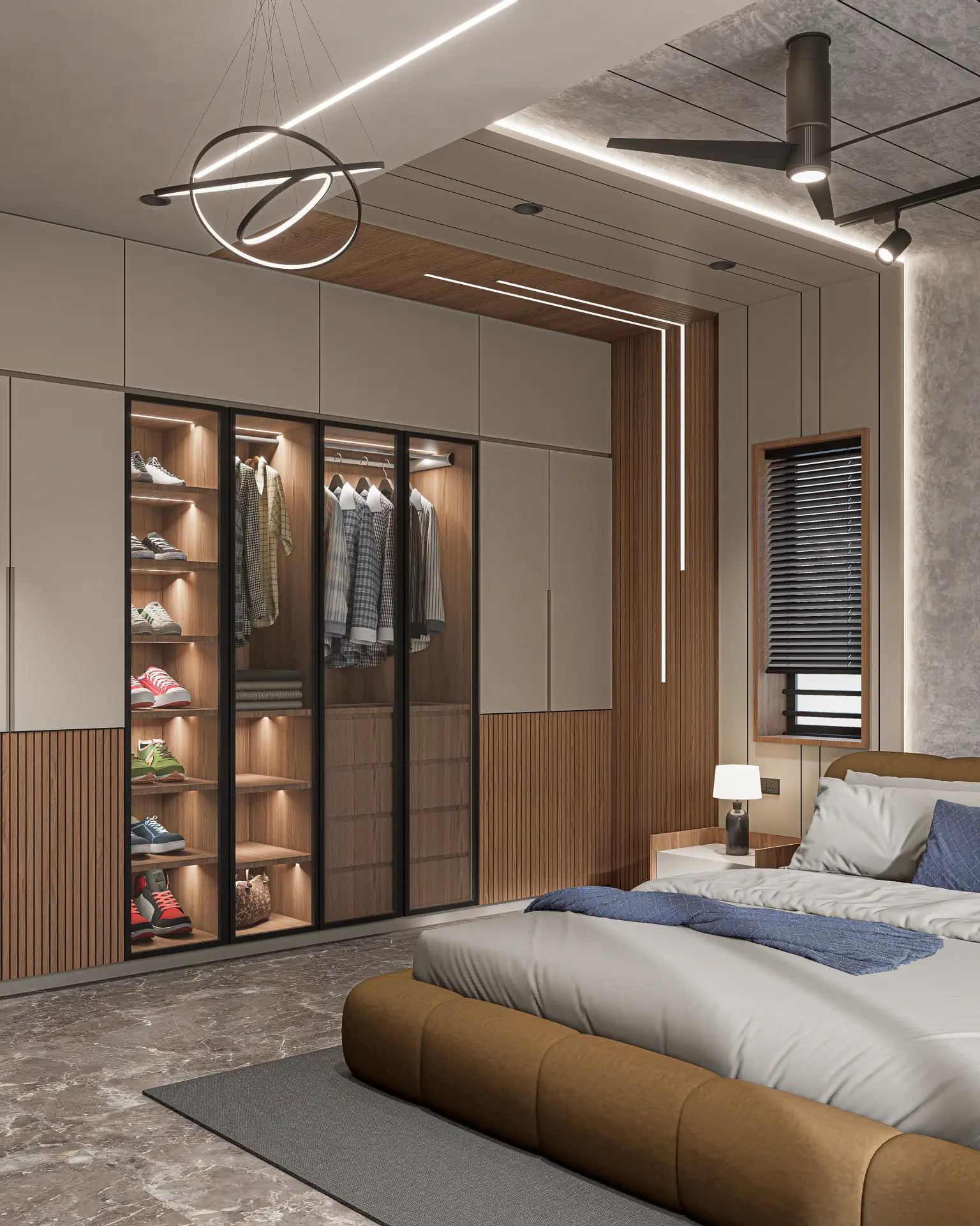 Mastering Verticality: Custom Wardrobe Design & Organizer Solutions in Rajkot